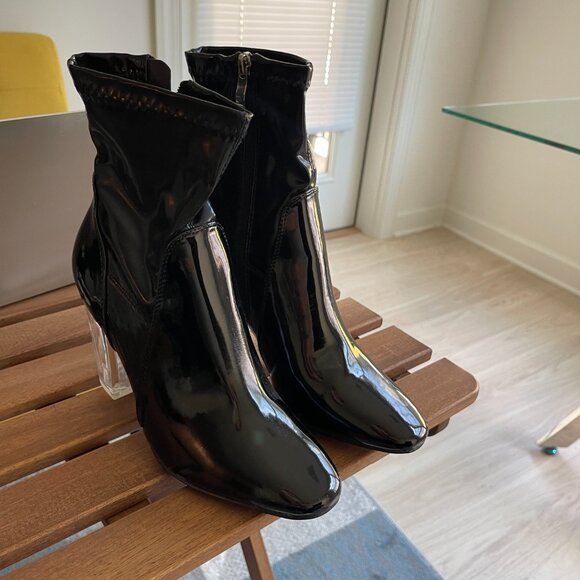 Mia Trendy Bootie Transparent Heel - Picture 2 of 3